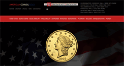 Desktop Screenshot of americancoinsandgold.com